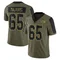 Men's Jake Majors Tampa Bay Buccaneers 2021 Salute To Service Jersey - Limited Olive