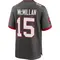 Men's Jalen McMillan Tampa Bay Buccaneers Pewter Alternate Jersey - Game