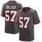 Men's John Bullock Tampa Bay Buccaneers Pewter Alternate Jersey - Game