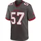 Men's John Bullock Tampa Bay Buccaneers Pewter Alternate Jersey - Game