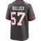 Men's John Bullock Tampa Bay Buccaneers Pewter Alternate Jersey - Game