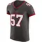Men's John Bullock Tampa Bay Buccaneers Pewter Alternate Vapor Jersey - Elite