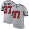 Men's Josh Williams Tampa Bay Buccaneers Inverted Jersey - Legend Gray Big & Tall