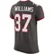Men's Josh Williams Tampa Bay Buccaneers Pewter Alternate Vapor Jersey - Elite