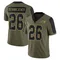 Men's Kaevon Merriweather Tampa Bay Buccaneers 2021 Salute To Service Jersey - Limited Olive