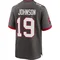 Men's Kameron Johnson Tampa Bay Buccaneers Pewter Alternate Jersey - Game