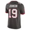 Men's Kameron Johnson Tampa Bay Buccaneers Pewter Alternate Vapor Jersey - Limited