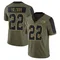 Men's Kindle Vildor Tampa Bay Buccaneers 2021 Salute To Service Jersey - Limited Olive
