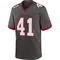 Men's Ko Kieft Tampa Bay Buccaneers Pewter Alternate Jersey - Game