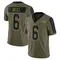 Men's Le'Veon Bell Tampa Bay Buccaneers 2021 Salute To Service Jersey - Limited Olive