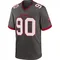 Men's Logan Hall Tampa Bay Buccaneers Pewter Alternate Jersey - Game