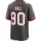 Men's Logan Hall Tampa Bay Buccaneers Pewter Alternate Jersey - Game