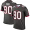 Men's Logan Hall Tampa Bay Buccaneers Pewter Alternate Jersey - Legend Big & Tall