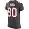 Men's Logan Hall Tampa Bay Buccaneers Pewter Alternate Vapor Jersey - Elite