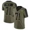 Men's Lorenz Metz Tampa Bay Buccaneers 2021 Salute To Service Jersey - Limited Olive