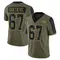 Men's Luke Goedeke Tampa Bay Buccaneers 2021 Salute To Service Jersey - Limited Olive