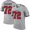 Men's Luke Haggard Tampa Bay Buccaneers Inverted Jersey - Legend Gray Big & Tall