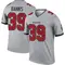 Men's Marcus Banks Tampa Bay Buccaneers Inverted Jersey - Legend Gray Big & Tall