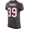 Men's Marcus Banks Tampa Bay Buccaneers Pewter Alternate Vapor Jersey - Elite