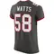 Men's Markees Watts Tampa Bay Buccaneers Pewter Alternate Vapor Jersey - Elite