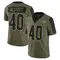 Men's Mike Alstott Tampa Bay Buccaneers 2021 Salute To Service Jersey - Limited Olive