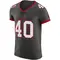 Men's Mike Alstott Tampa Bay Buccaneers Pewter Alternate Vapor Jersey - Elite