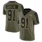 Men's Mike Greene Tampa Bay Buccaneers 2021 Salute To Service Jersey - Limited Olive