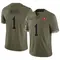 Men's Rachaad White Tampa Bay Buccaneers 2022 Salute To Service Jersey - Limited Olive