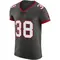 Men's Rashad Wisdom Tampa Bay Buccaneers Pewter Alternate Vapor Jersey - Elite