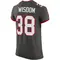 Men's Rashad Wisdom Tampa Bay Buccaneers Pewter Alternate Vapor Jersey - Elite
