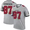 Men's Rob Gronkowski Tampa Bay Buccaneers Inverted Jersey - Legend Gray Big & Tall