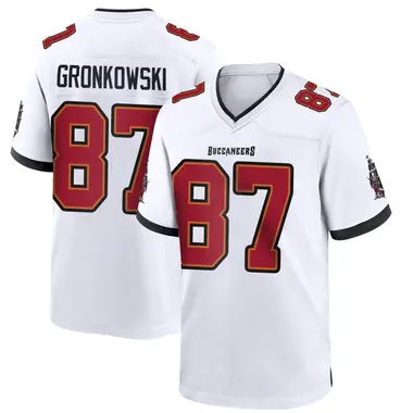 Men's Rob Gronkowski Tampa Bay Buccaneers Jersey - Game White