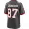 Men's Rob Gronkowski Tampa Bay Buccaneers Pewter Alternate Jersey - Game