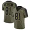 Men's Ryan Miller Tampa Bay Buccaneers 2021 Salute To Service Jersey - Limited Olive