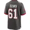 Men's Silas Dzansi Tampa Bay Buccaneers Pewter Alternate Jersey - Game