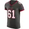 Men's Silas Dzansi Tampa Bay Buccaneers Pewter Alternate Vapor Jersey - Elite