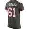 Men's Silas Dzansi Tampa Bay Buccaneers Pewter Alternate Vapor Jersey - Elite