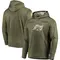 Men's Tampa Bay Buccaneers 2018 Salute to Service Sideline Therma Performance Pullover Hoodie - Olive