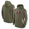Men's Tampa Bay Buccaneers 2022 Salute to Service Therma Performance Pullover Hoodie - Olive