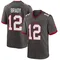 Men's Tom Brady Tampa Bay Buccaneers Pewter Alternate Jersey - Game