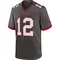 Men's Tom Brady Tampa Bay Buccaneers Pewter Alternate Jersey - Game
