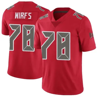 Men's Tristan Wirfs Tampa Bay Buccaneers Color Rush Jersey - Limited Red