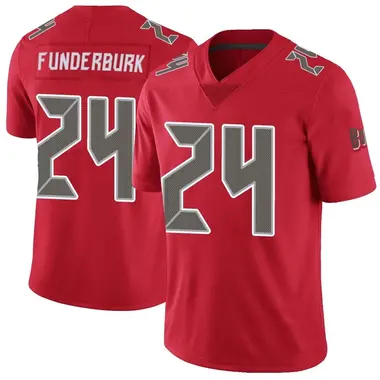 Men's Tyrek Funderburk Tampa Bay Buccaneers Color Rush Jersey - Limited Red