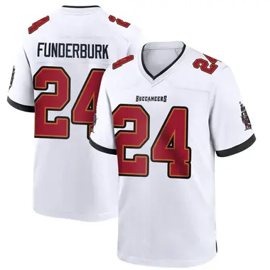Men's Tyrek Funderburk Tampa Bay Buccaneers Jersey - Game White