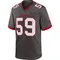 Men's Warren Peeples Tampa Bay Buccaneers Pewter Alternate Jersey - Game