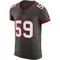 Men's Warren Peeples Tampa Bay Buccaneers Pewter Alternate Vapor Jersey - Elite