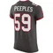 Men's Warren Peeples Tampa Bay Buccaneers Pewter Alternate Vapor Jersey - Elite