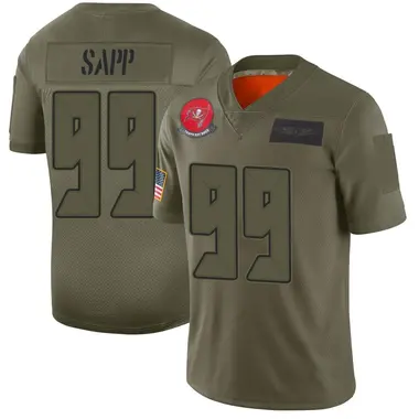 Men's Warren Sapp Tampa Bay Buccaneers 2019 Salute to Service Jersey - Limited Camo