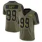 Men's Warren Sapp Tampa Bay Buccaneers 2021 Salute To Service Jersey - Limited Olive