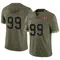 Men's Warren Sapp Tampa Bay Buccaneers 2022 Salute To Service Jersey - Limited Olive